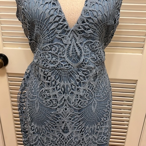 Lulus Truly Beloved Dress in Dusty Blue, Size XLarge, NWT - Picture 6 of 17